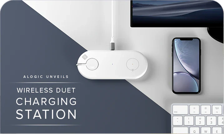 Alogic Unveils: Wireless Duet Charging Station