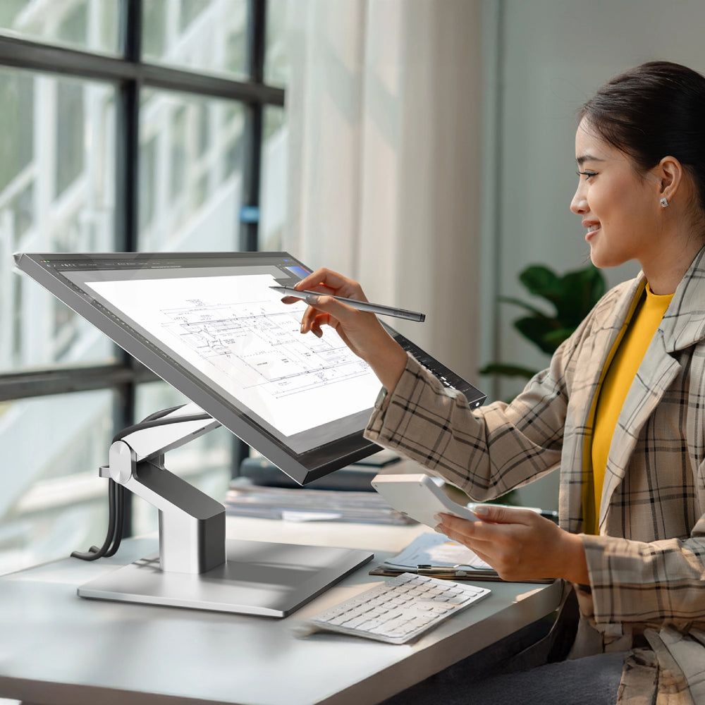 Clarity Fold Touch 27” 4K UHD Touchscreen with Fold Stand and Clarity Active Stylus