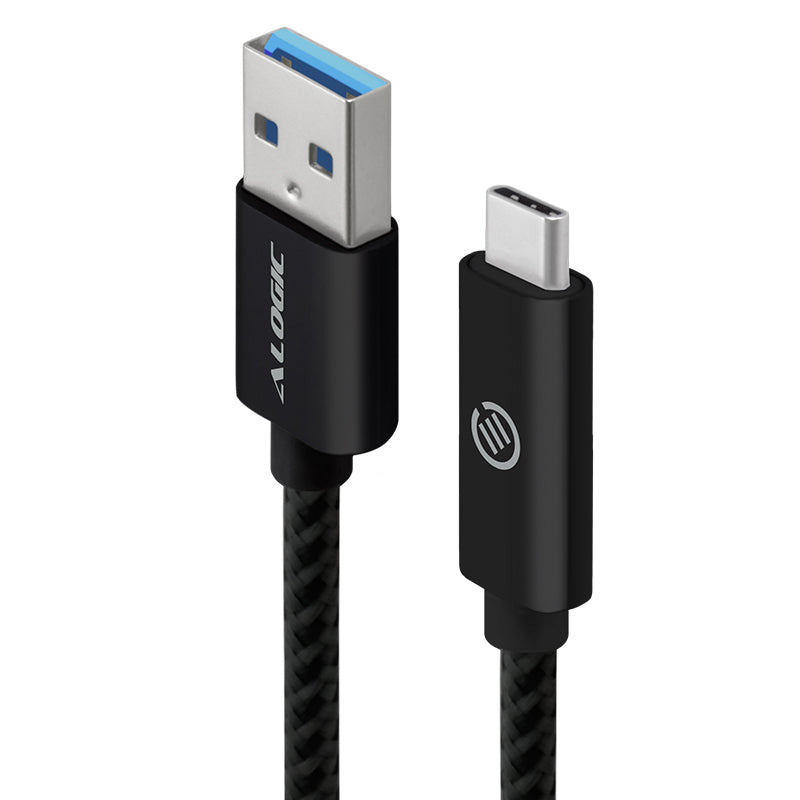 USB 3.1 (GEN 2) USB-C (Male) to USB-A (Male) 1m Cable - Prime Series - Black