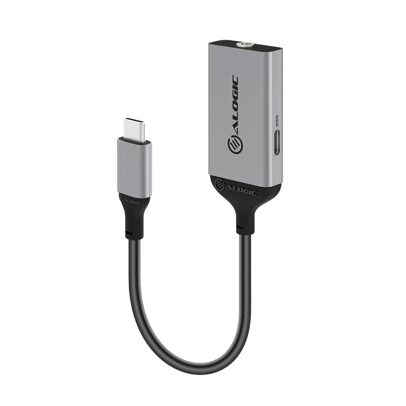 10cm USB-C (Male) to Audio (Female) USB-C (Female) Charging Co