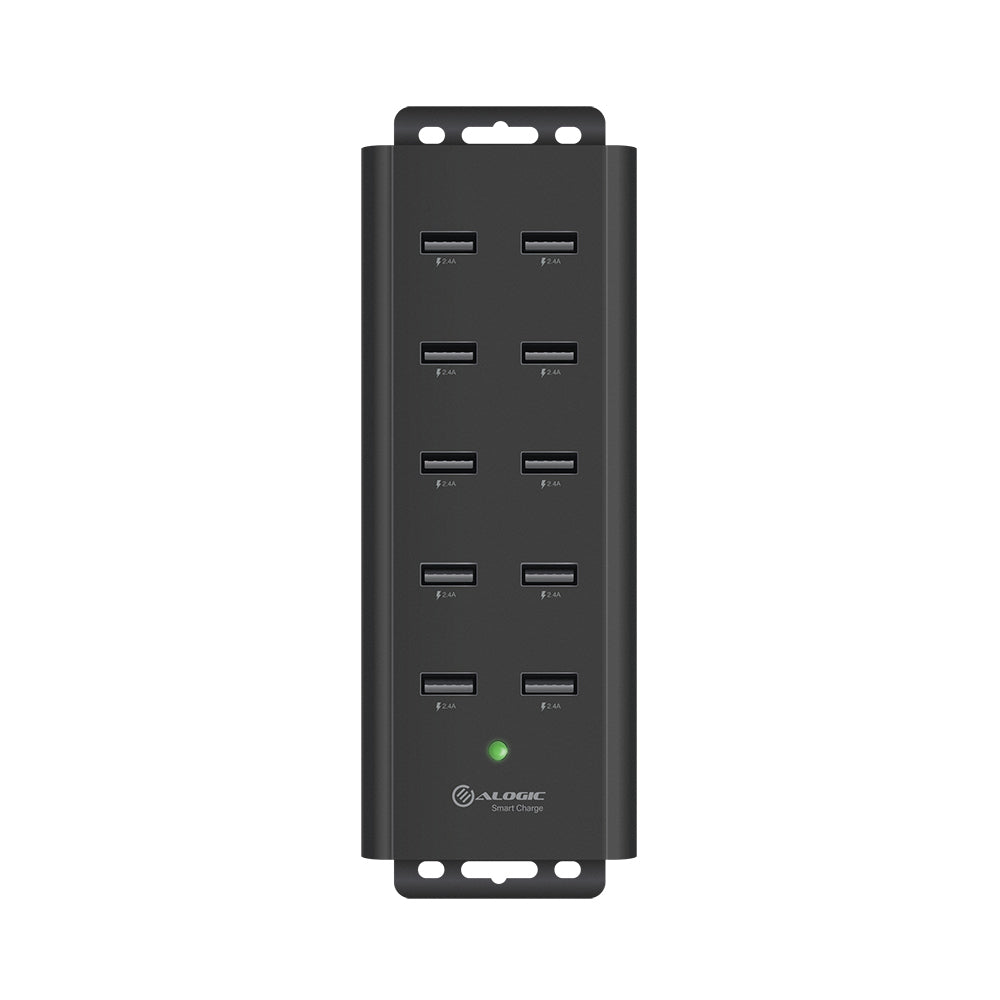10 Port USB Charger with Smart Charge - Prime Series