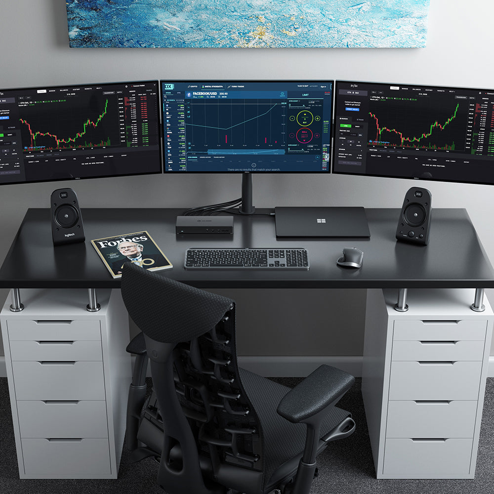 USB-C Triple Display DP Alt. Mode Docking Station – MA3 with 100W Power Delivery (Laptop Charging) - 2 x DP and 1 x HDMI with up to 4K 60Hz Support