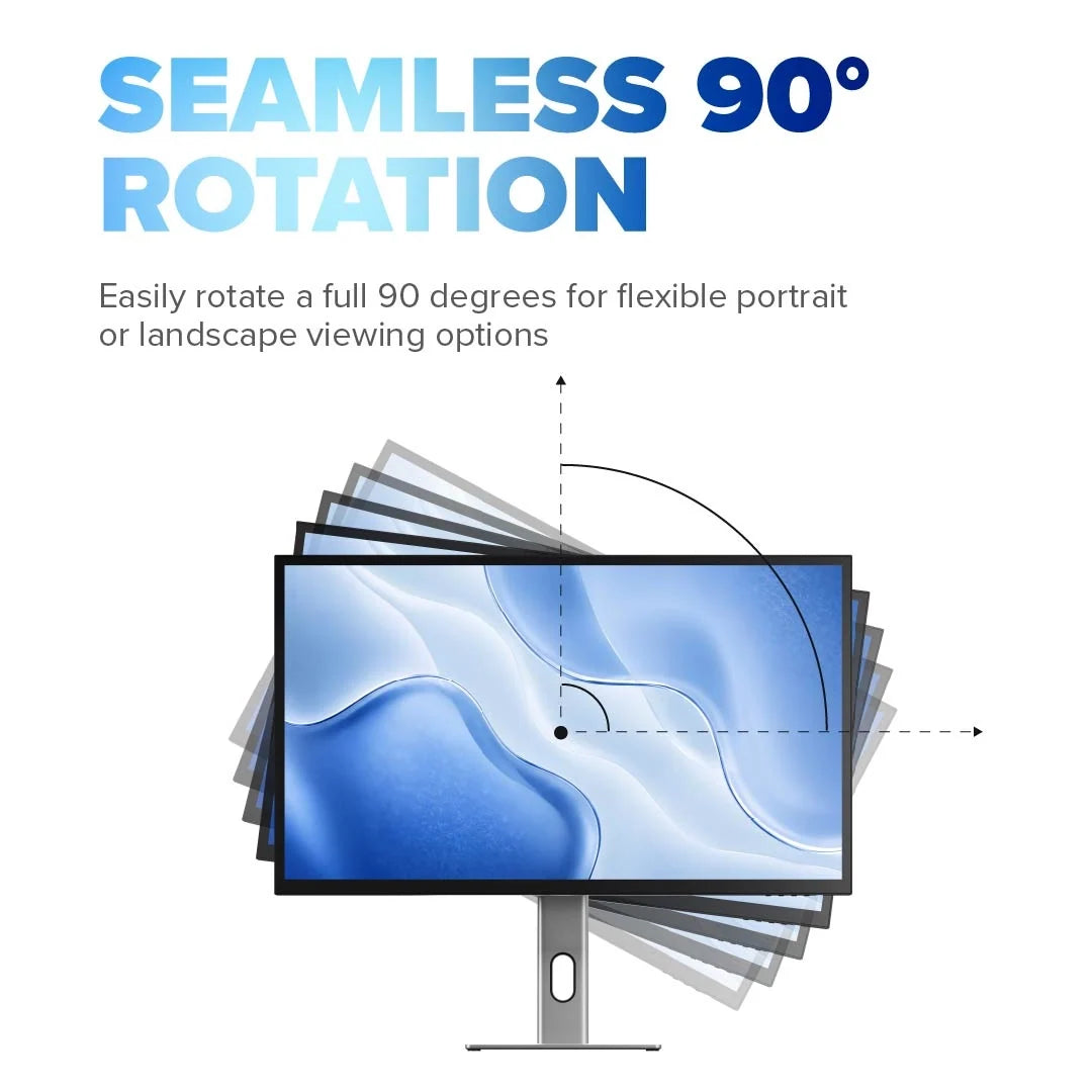 Clarity Max Pro 32" UHD 4K Monitor with 90W Power Delivery and Webcam