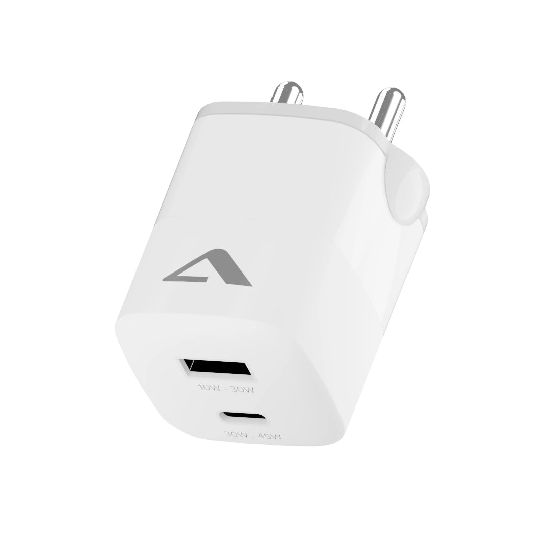 45W Rapid Power USB-C & USB-A Wall Charger