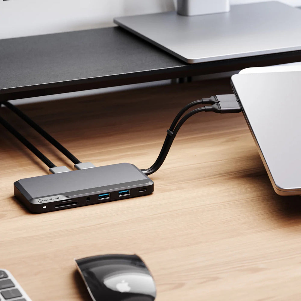 ALOGIC Portable Dock for Mac - 10-in-1 with Dual Display 4K 60Hz Suppo