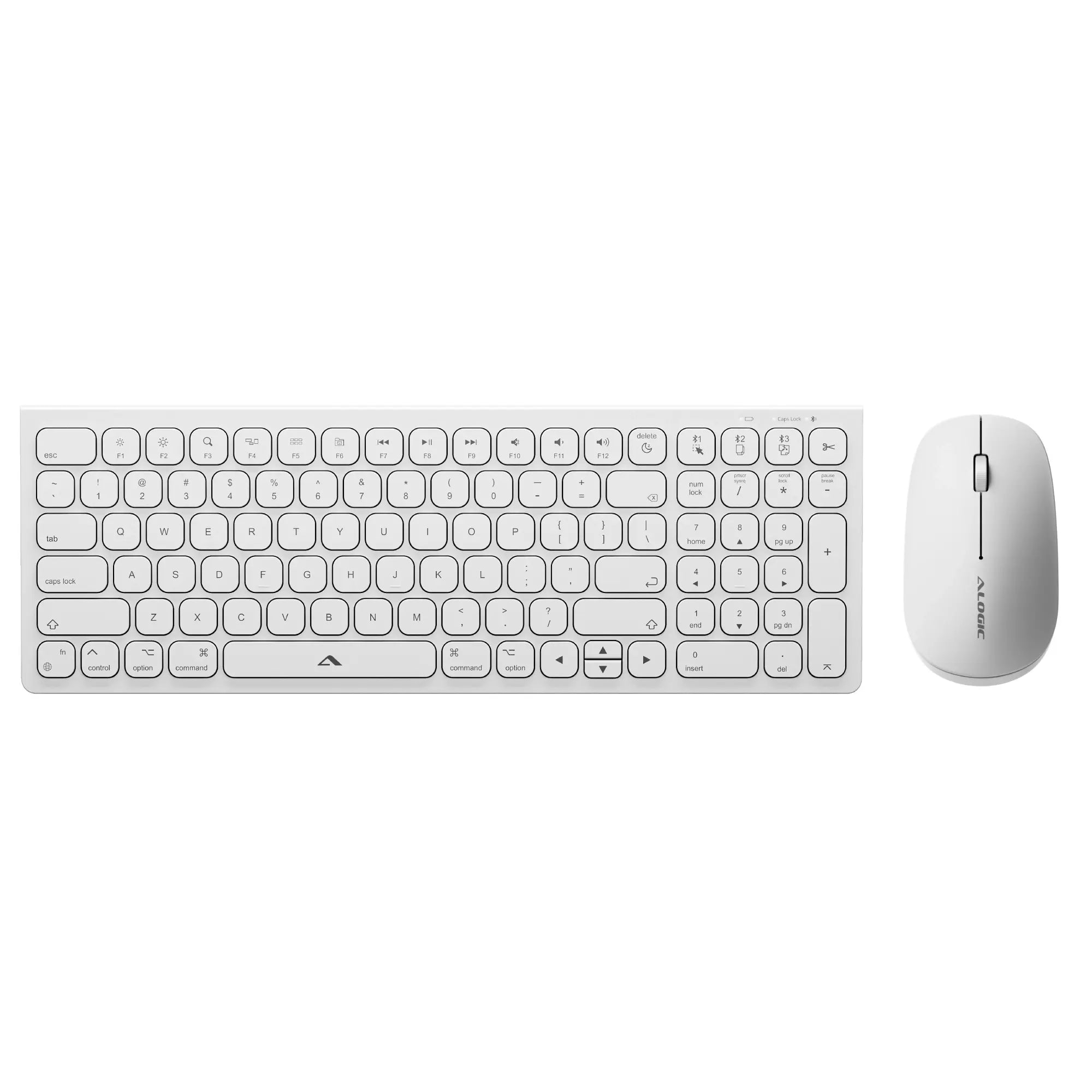 Echelon USB-C Compact Rechargeable Wireless Mouse and Keyboard Combo for Mac