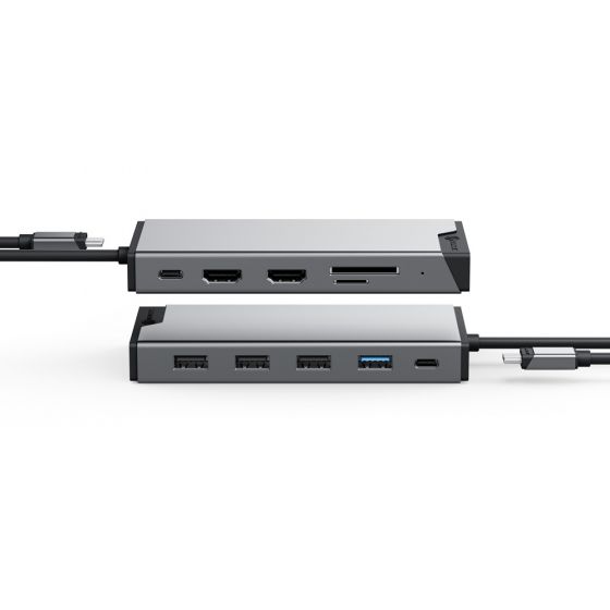 DV3 12-in-1 USB-C Dual Display Mini Dock