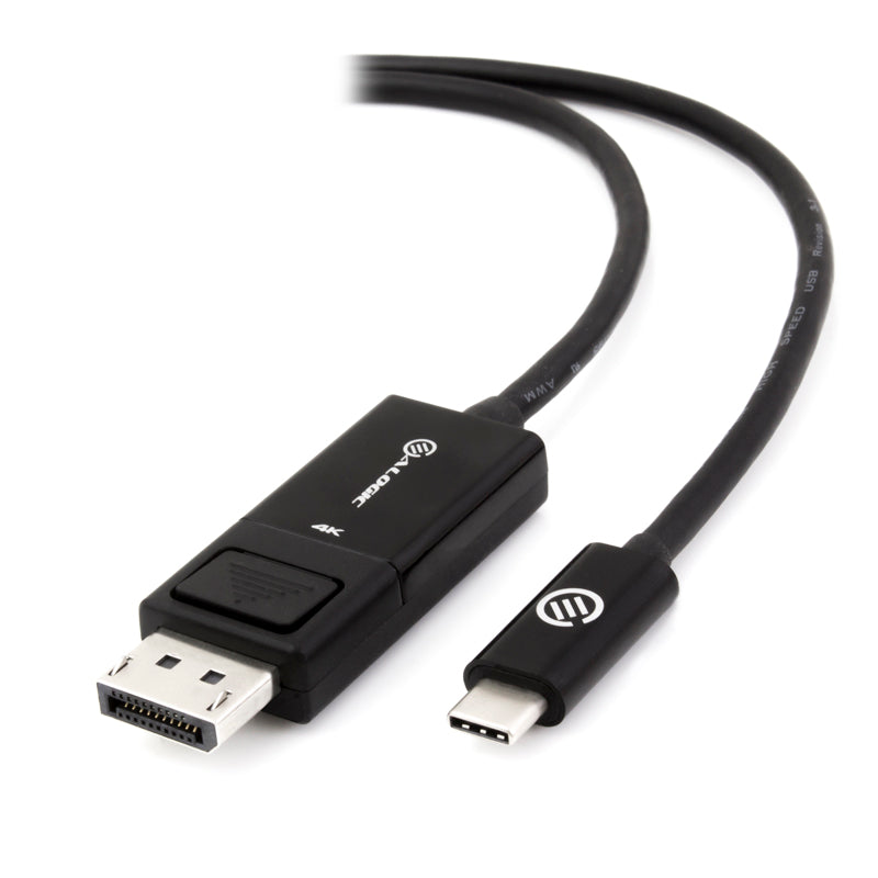 USB-C to DisplayPort Cable with 4K Support - Male to Male - 2m - Retail