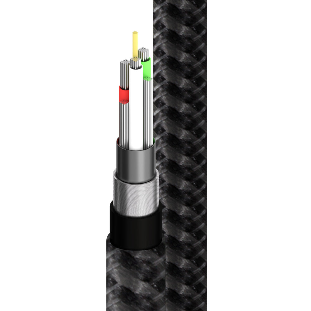 Super Ultra USB 2.0 USB-C to USB-C Cable - 5A/480Mbps - Space Grey - 30cm
