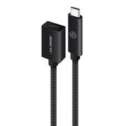 USB 3.1 USB-C(Male) to USB-C (Female) Extension Cable - Male to Female - Black - 1m