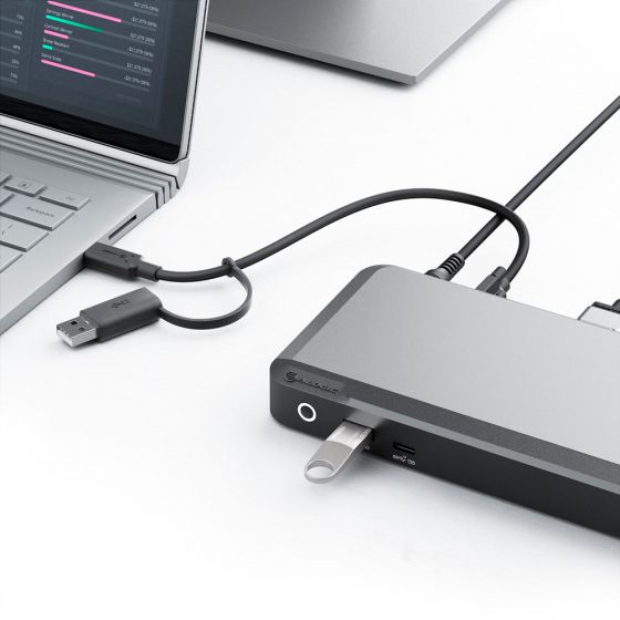 DX2 Dual 4K Display Universal Docking Station – with 65W Power Delivery