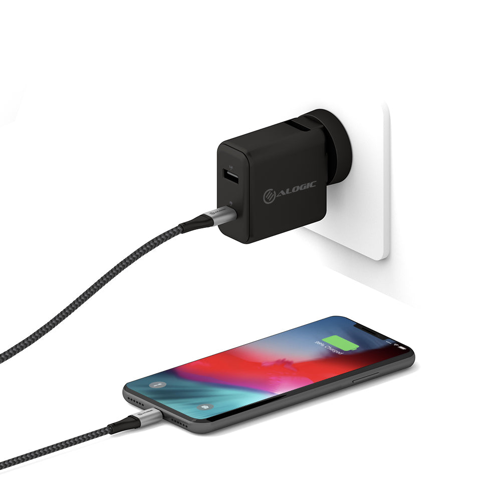 SUPER Ultra USB-C to Lightning Cable – 1.5m - Space Grey