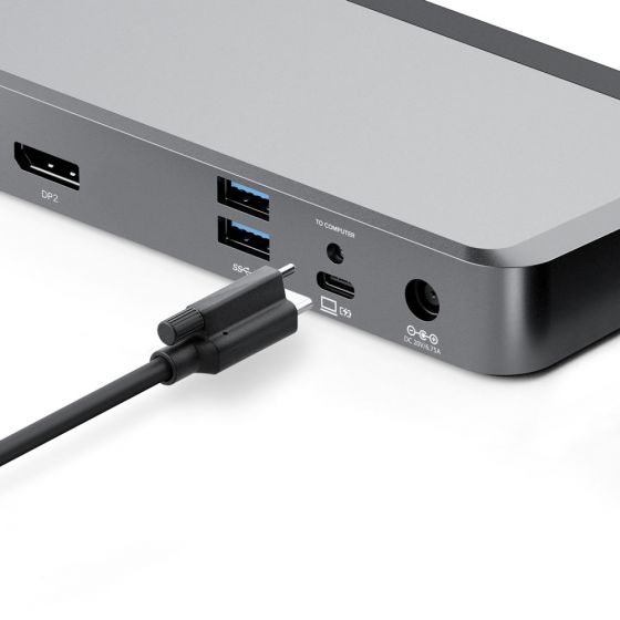 DX2 Dual 4K Display Universal Docking Station – with 65W Power Delivery