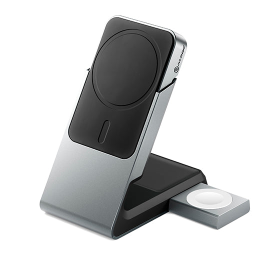 Matrix 3-In-1 Universal Magnetic Charging Dock with Apple Watch Charger - Black