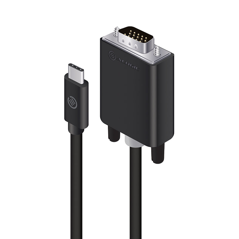 USB-C to VGA Cable - Male to Male - 2m - Retail