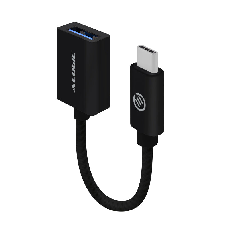 USB 3.1 (GEN 2) USB-C (Male) to USB-A (Female) Adapter - Prime Series - Black