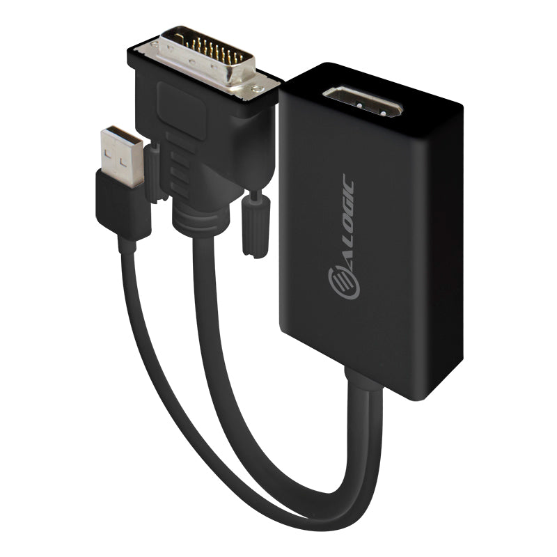 DVI to DisplayPort Adapter Converter - Male to Female - Premium Series
