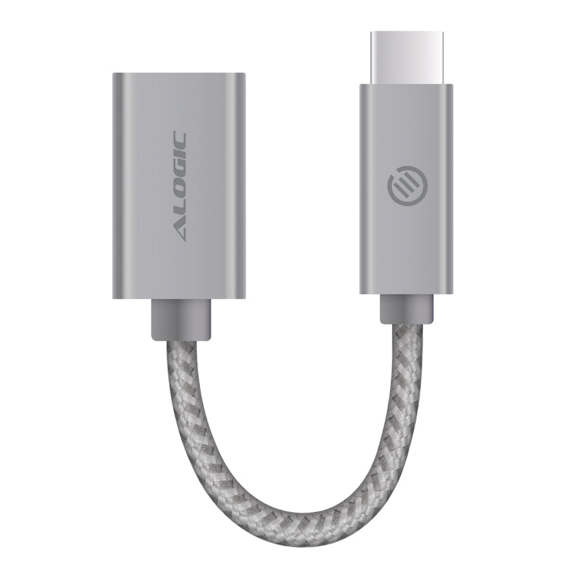 USB 3.1 (GEN 2) USB-C (Male) to USB-A (Female) Adapter - Prime Series - Space Grey