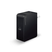 USB-C Laptop/Macbook Wall Charger 60W with Power Delivery– Travel Edition with AU, EU, UK, US Plugs and 2m Cable - Black