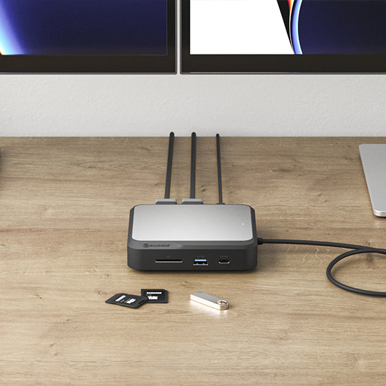 ALOGIC Dual 4K Universal Compact Docking Station – CD2 – DisplayPort Edition