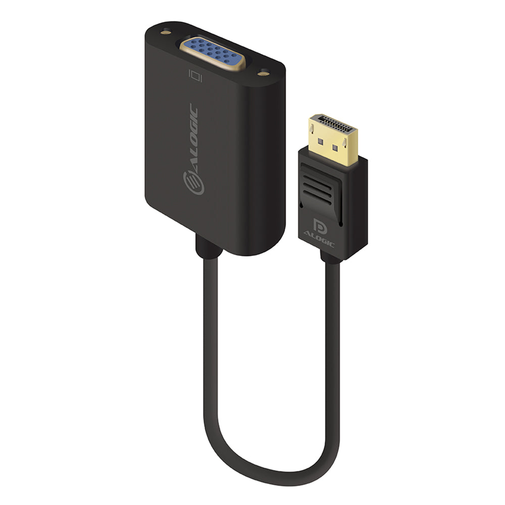 15cm DisplayPort to VGA Adapter Male to Female - Premium Series