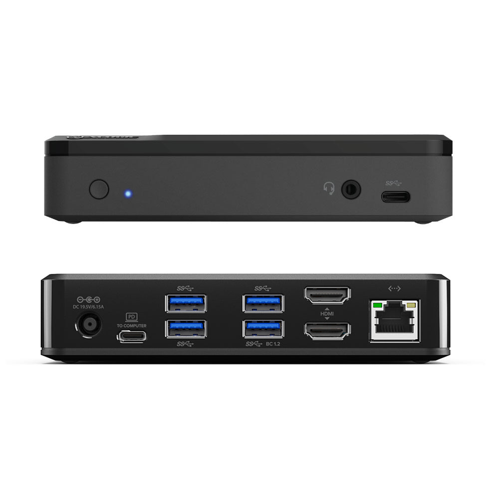 Universal Twin HD Pro Docking Station with 85W Power Delivery and USB-