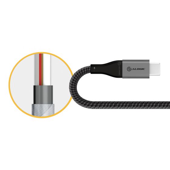 Super Ultra USB 3.1 USB-C to USB-A Adapter - 15cm - Space Grey