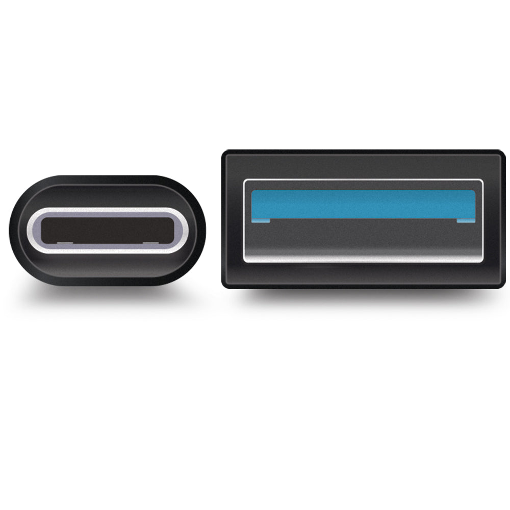 USB 3.1 (GEN 2) USB-C (Male) to USB-A (Female) Adapter - Prime Series - Black