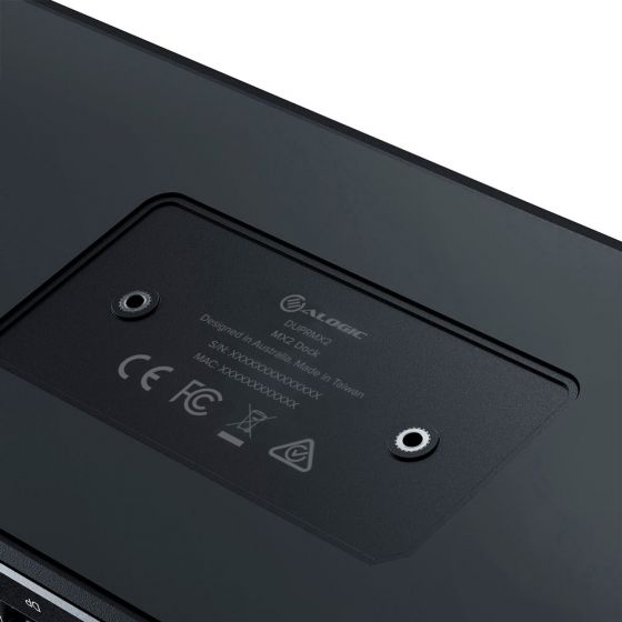 MX2 USB-C Dual Display DP Alt. Mode Docking Station – With 65W Power Delivery