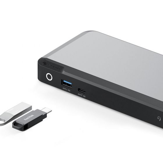 MX2 USB-C Dual Display DP Alt. Mode Docking Station – With 65W Power Delivery