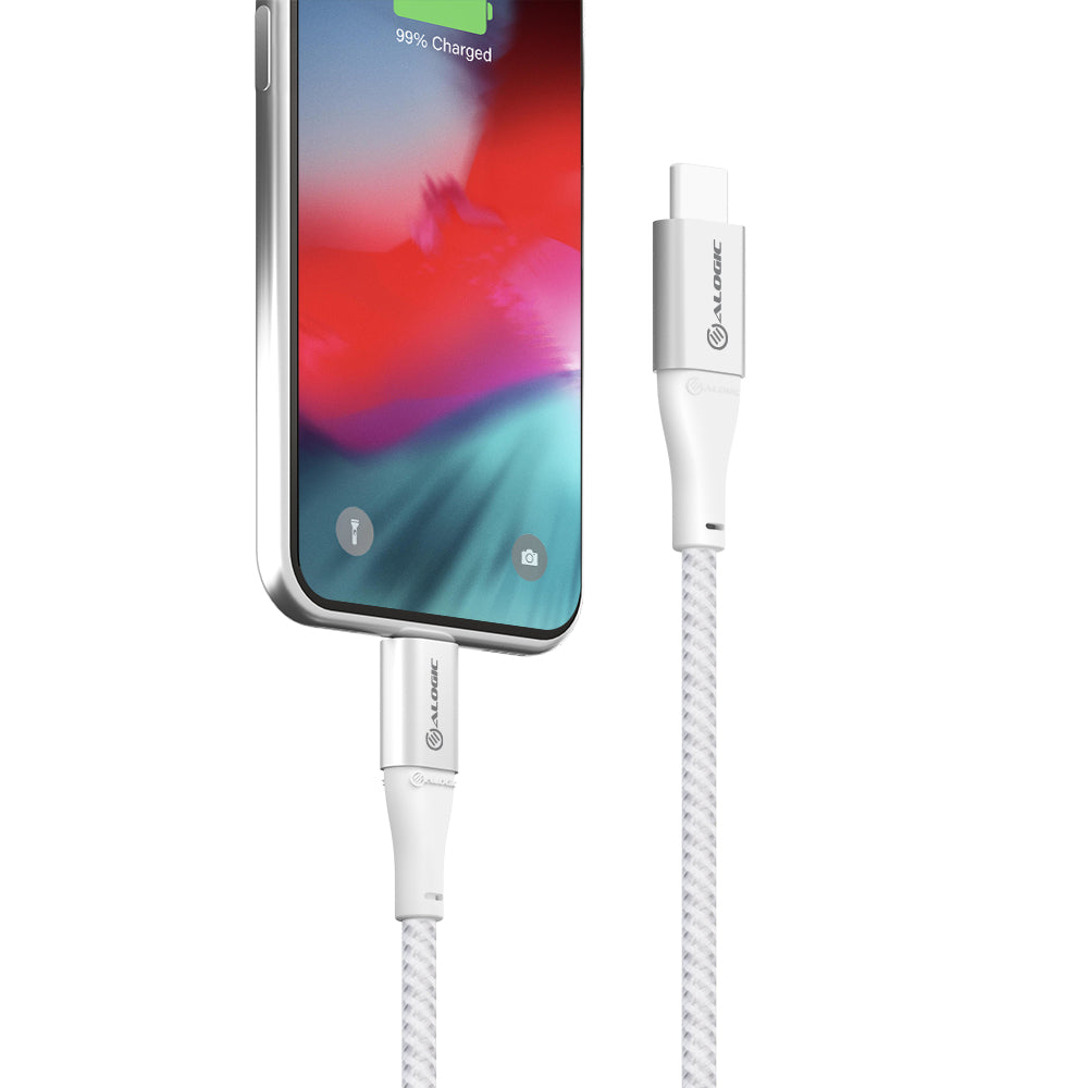 SUPER Ultra USB-C to Lightning Cable – 1.5m - Silver
